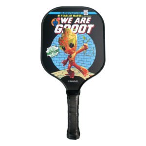 Official Marvel Groot Pickleball Paddle – Lightweight Fiberglass Racket with Honeycomb Core, Kids & Adult Sizes